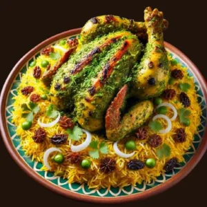 Green Chicken Sajji